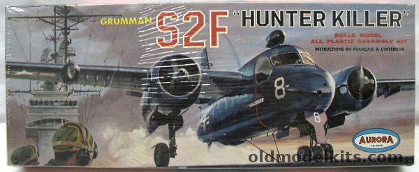 Aurora 1/54 Grumman S2F Hunter-Killer - ASW Aircraft (large scale) Canadian Issue, 145-150 plastic model kit